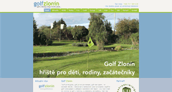 Desktop Screenshot of golfzlonin.cz